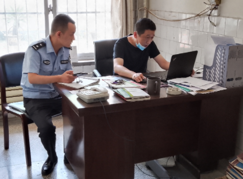 华电兴业： 金华路派出所检查指导公司安全防范工作